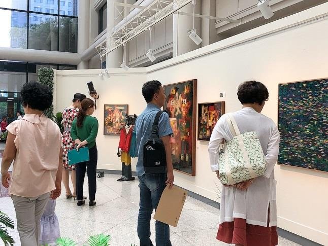 서울아산병원 전시 전경